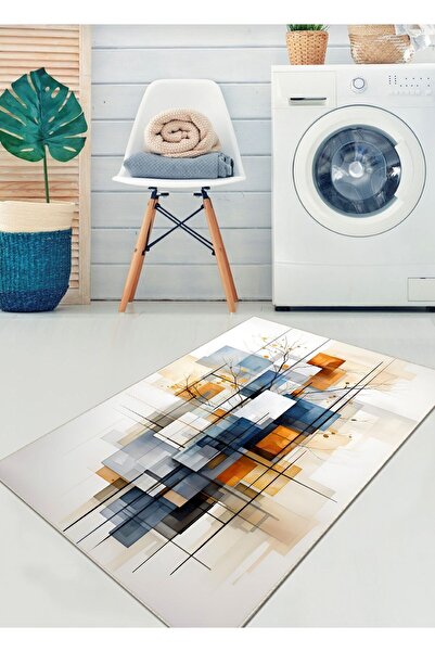 Ardizayn Bohemian - Non-Slip, Cotton Woven Base (80X120 cm) Bathroom Rug