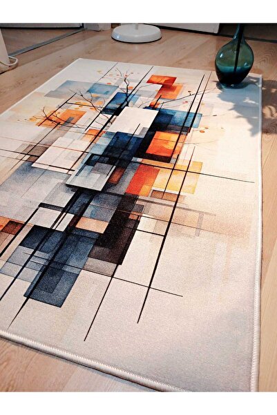 Ardizayn Bohemian - Non-Slip, Cotton Woven Base (80X120 cm) Bathroom Rug