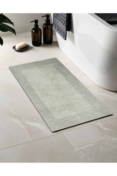 Al Kaffary Carpet سجادة مدخل فاخرة من كافتون بتصميم أنيق ومواد عالية الجودة، لون فضي