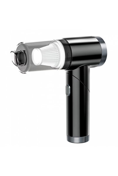 Smartio Aspirator auto portabil multifuncțional 3 în 1, 9000Pa, negru