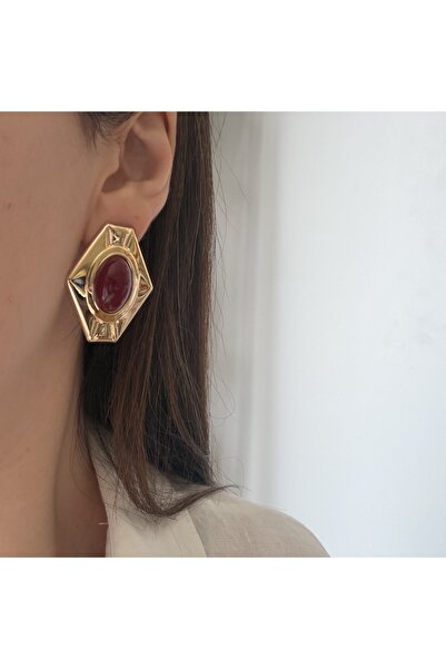 Venus Design Çelik Agata Küpe