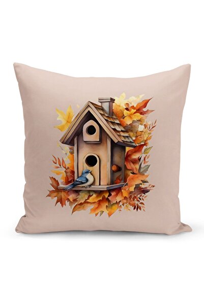Bertille Home Autumn Series - Double Sided Digital Printed Throw Pillow Cover (Halloween Pity Cushion Cover)