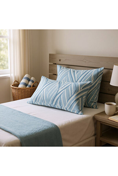 Ercahome tekstil غطاء وسادة مزدوج من قماش رانفورس القطني 100% مقاس 50*70 بنقش...