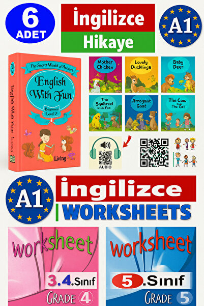 Language Publishers Engleză 6 Povești 2. 3 .4. 2 foi de lucru/teste diferite pentru clasă și totalitate