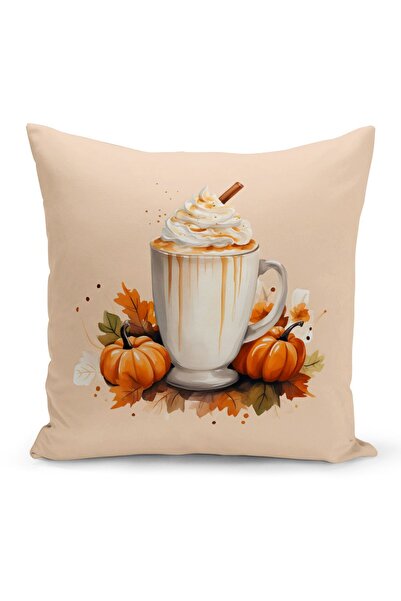 Bertille Home Autumn Series - Double Sided Digital Printed Throw Pillow Cover (Halloween Pity Cushion Cover)