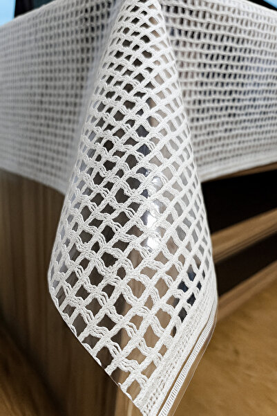 Rona Home Wicker Pvc Hole-Free Transparent Overlay Luxury Wicker Pattern Eras...