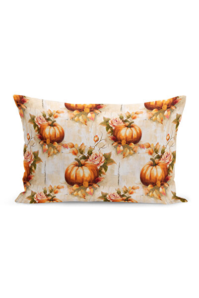 Bertille Home Autumn Plaid Series Double Side Printed Throw Pillow Case (Halloween Autumn Cushion Cover)