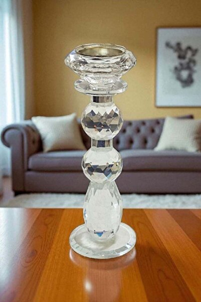 general brand مبخرة وحامل شموع كريستالي فاخر