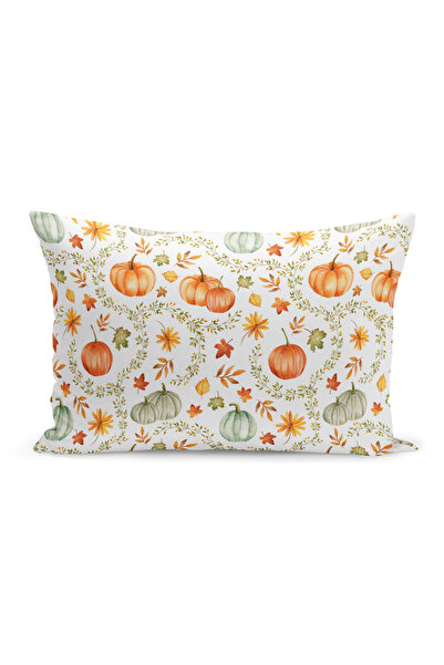 Bertille Home Φθινοπωρινή καρό σειρά με εμπριμέ κάλυμμα μαξιλαριού διπλής όψη...