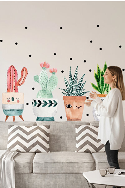 KT Decor Kobalt plava Set zidnih naljepnica za dnevnu sobu, hodnik i ulaz sa ...