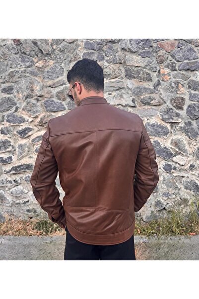 Dupont Dar Kesim Deri Ceket