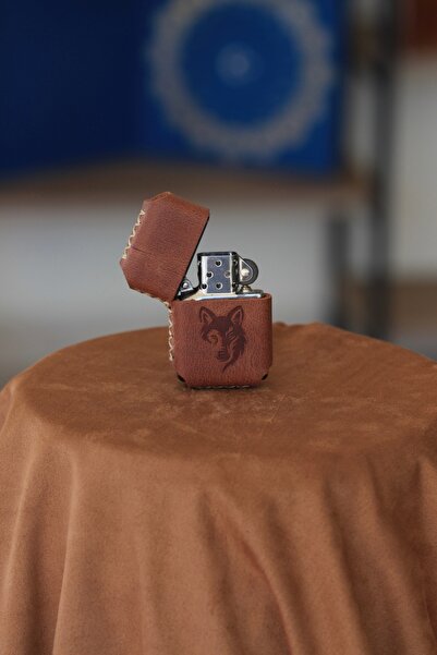 RETROTR El Yapımı Hakiki Deri Çakmak Isme Özel