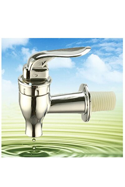 Genel Markalar Cam Sebil Ve Damacana Gümüş/gri Basmalı Yedek Musluğu