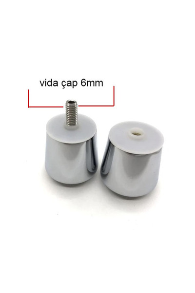 AYRINTISHOP Duşakabin Cam Kapı Kırılmaz Metal Krom Kaplamalı Kulplar 1. Kalite