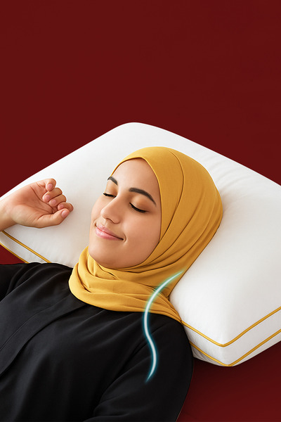 Asraar Packeg 7Piece|4Prime Pillows 75x50cm,2Bed Sheets 180x200cm ,1Waterproof Mattress Protector 100x200cm