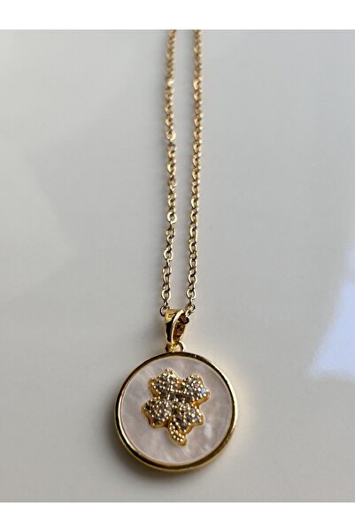 Butik قلادة مينيلي يونكا للسيدات براغ – لون ذهبي، سلسلة دائرية رفيعة، 40+5 سم