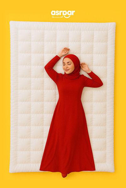 Asraar غطاء مرتبة من الألياف الدقيقة بارتفاع 8 سم مع حشوة ناعمة من الألياف ال...