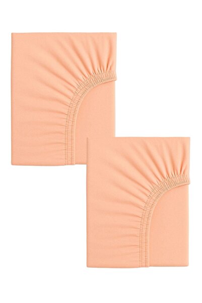 COTENCONCEPT 2 Adet Pamuklu ve Lastikli 60 x 120 x 15 cm Penye Bebek Çarşaf