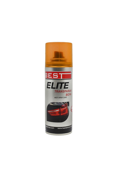 Best Elite Transparan Far Boyası 200 Ml Turuncu