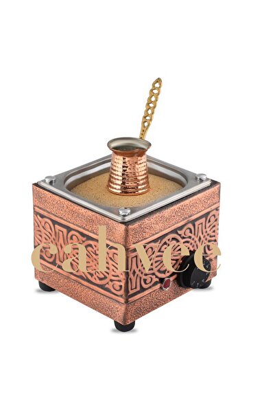 Ardıç Endüstriyel Cahvee Kumda Kahve Makinesi 16x16x15 cm | 1 Cezveli, Bakır, Elektrikli