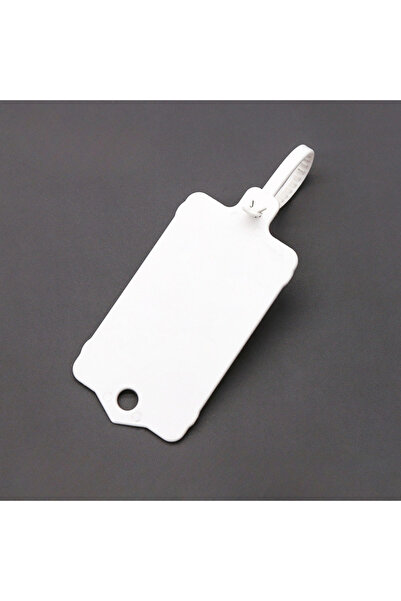 Choice7 100Pcs-White 50/100Pcs Reusable Plastic Tags Hang Tag Waterproof Labe...