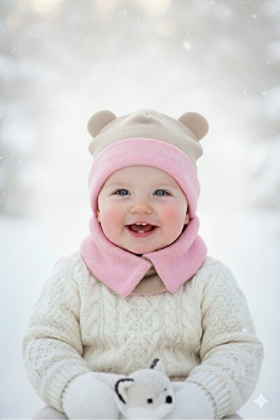 Babygiz Set de guler pentru bebeluși cu două straturi, cu design special, pen...