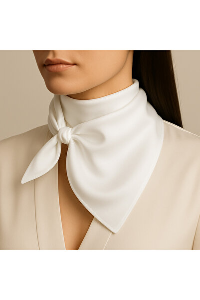 VeneraSilk Venera 100% Saf Ipek Hair Scarf - Perle