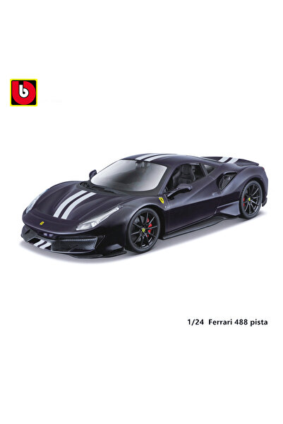 BBURAGO 488 Pista 1:24 Scale NEW Ferrari Purosangue Alloy Luxury Vehicle Diecast Cars Model Toy Coll