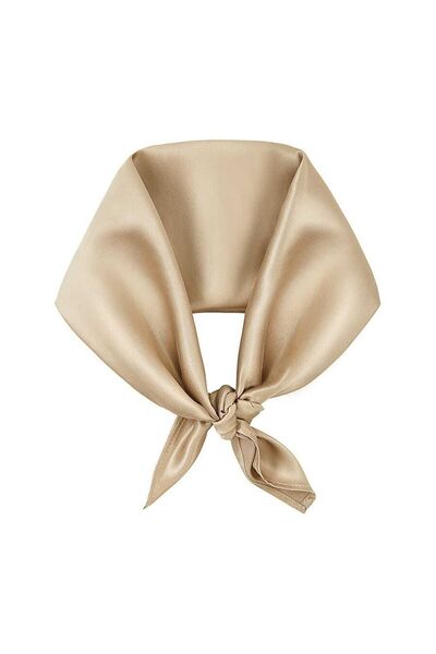 VeneraSilk Venera 100% Saf Ipek Hair Scarf - Beige