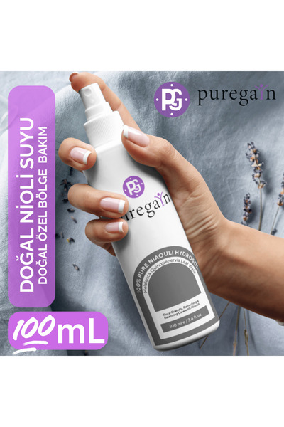 PUREGAIN %100 Saf Niaouli - Nioli Hidrosol – Genital Hijyen Spreyi & Koku Önl...