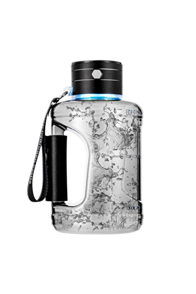 Choice حاوية مياه غنية بالهيدروجين سوداء، زجاجة مياه هيدروجين محمولة، صالة أل...