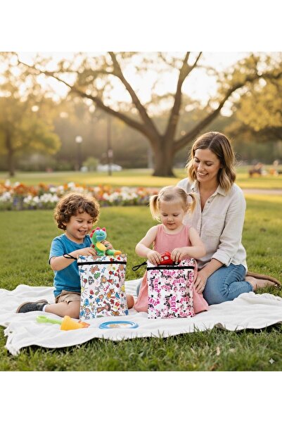 yorni İkili Ekonomik Set, 43x46cm S Mom Sıvı Geçirmez Çanta Ve 43x46cm Family...