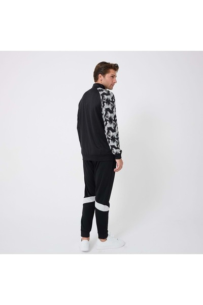 Joma Premium Κάμπινγκ Φούτερ Ανδρική Φόρμα Σετ ΜΑΥΡΟ