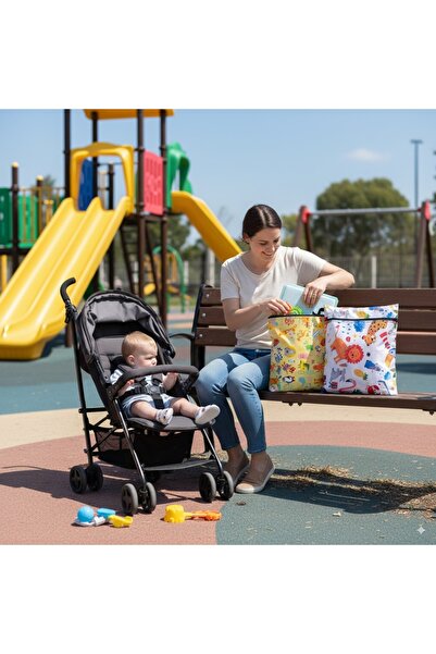 yorni 2li Ekonomik Set, 29x35cm Jungle Ve 30x37cm Summer, Sıvı Geçirmeyen Çok...