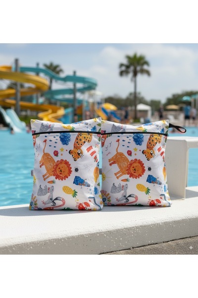 yorni 2li Ekonomik Set, 2 adet 29x35cm Jungle Sıvı Geçirmeyen Çok Amaçlı Ferm...