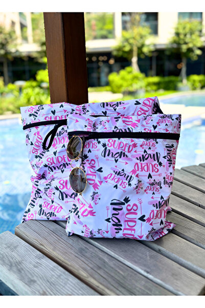 yorni 2 Adet, 37x30cm, Mom Desen, Sıvı Geçirmeyen Çok Amaçlı Çanta, Ekonomik ...