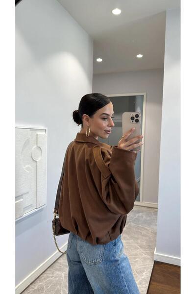 piel island Lux Soft Suede Oversize Bomber Jacket