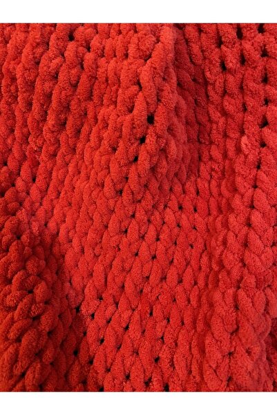 Mintimia Bebek Battaniyesi Kışlık-kalın Kırmızı 100*100