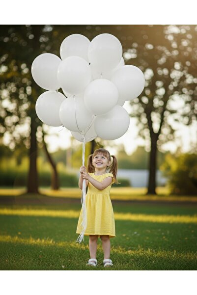 Evabrite بالون أبيض كبير الحجم 12 بوصة عالي الجودة 50 قطعة - زينة حفلات أعياد...