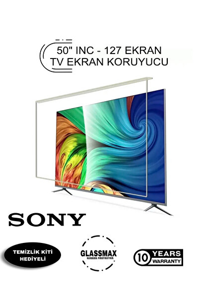 Glassmax Sony 50X7002G Uyumlu 50" Inç 127 Ekran Tv Ekran Koruyucu