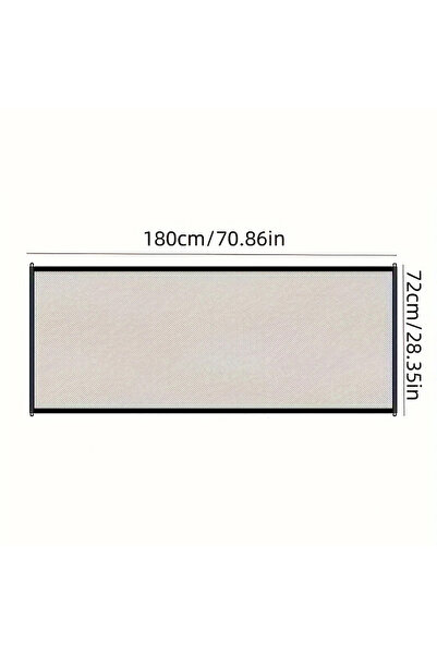 Choice سياج شبكي للكلاب 180 سم × 72 سم، حاجز عازل للحيوانات الأليفة، شبكة قاب...