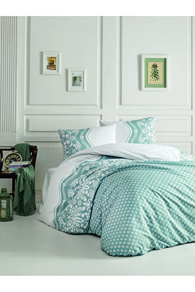 Bikaya Home طقم غطاء لحاف مزدوج من كريستال رانفورس |   100% قطن |   57 تيل | ...