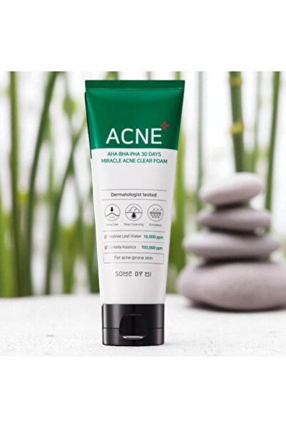 Some By Mi Aha-Bha-pha 30 Days Mıracle Acne Clear Akne Ve Yağlanma Karşıtı Temizleme Köpüğü 100ml