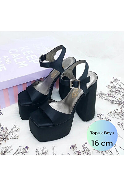 ASLIACAR كعب عالي 16 سم، منصة منحدر منخفض، فستان سهرة من الساتان باللون الأسو...