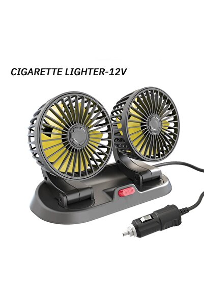 Choice 12V Green 5V 12V 24V Car Fan Cooling Car Fan Dual Head Usb Car Fan 2 Speeds Adjustable Auto Cooler A