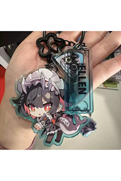 Choice A ZZZ Keychain Lycaon Ellen Joe Keychain Keychain Backpack Pendant Game Accessories Exquisite Perso.
