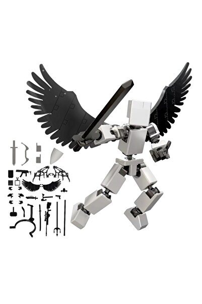 Choice6 مجسمات أكشن تايتان 13 بيضاء مقاس واحد، مجسم T13 مطبوع بتقنية الطباعة ...