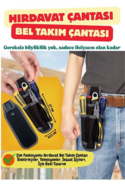 Satış Diyarı Bel Tipi Hırdavat Alet Çantası Hırdavat Çantası Ustalar İçin Öze...