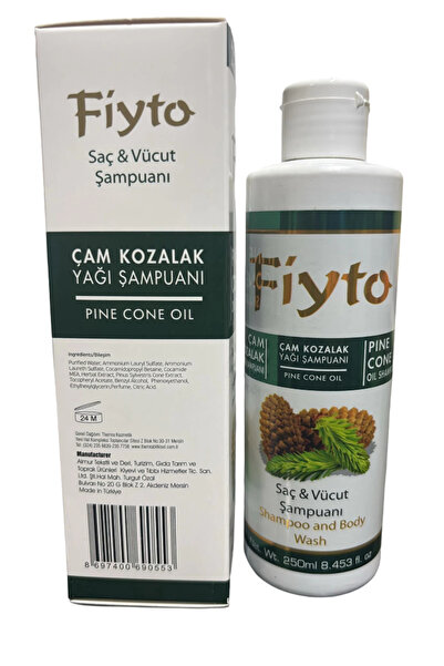 Fiyto Kepeğe Karşı Çam Kozalak Yağı Saç Vücut Şampuanı 200 Ml