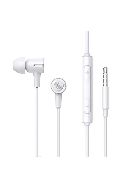 Edifier سماعات أذن P205 مزودة بميكروفون وتحكم مدمج، وسماعات أذن ستيريو سلكية ...